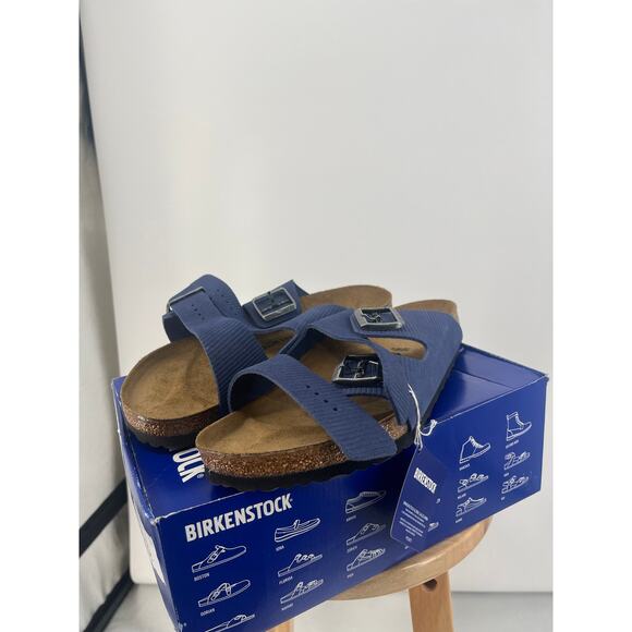 Birkenstock Arizona BS Men’s 12 EU 45 Corduroy Indigo Regular fit - Picture 2 of 5